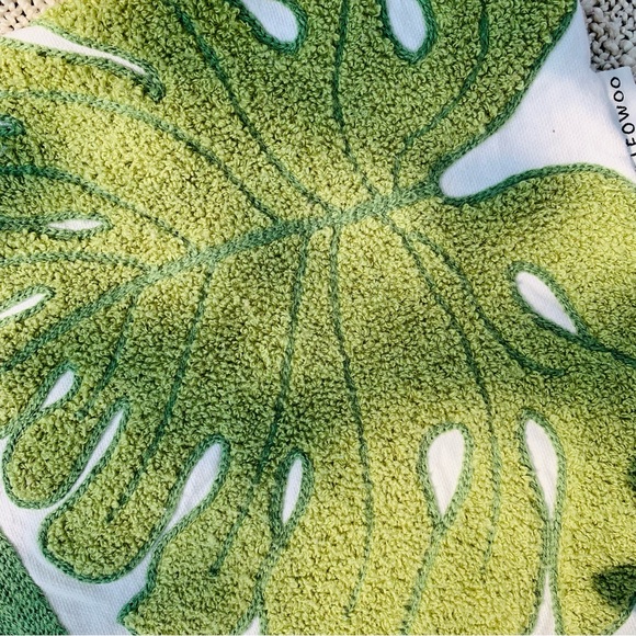 Tropical Leaf Throw Pillow Case - Picture 2 of 5